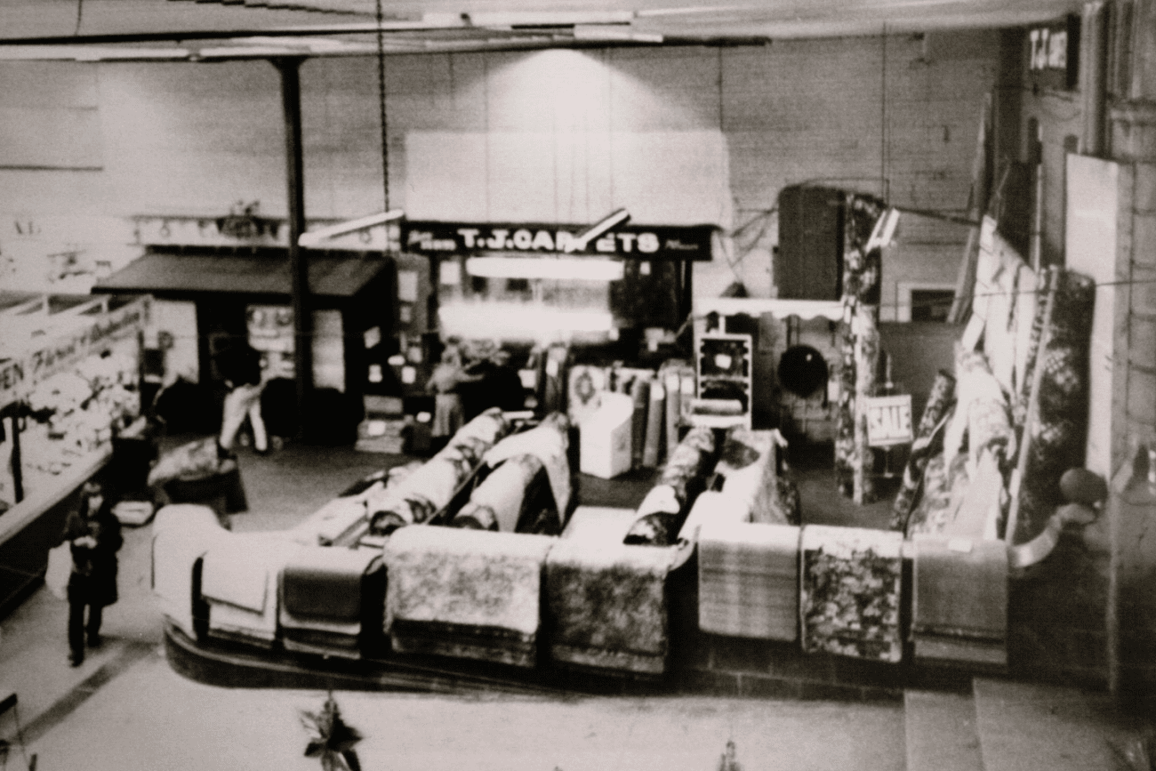 T.J. Carpets (Image: Wrexham Heritage Archives)